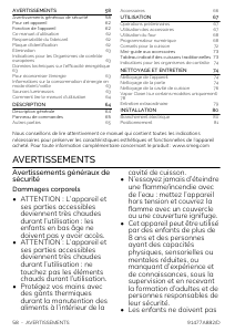 Mode d’emploi Smeg SF6100VB3 Four