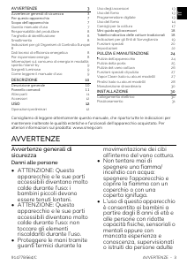Manuale Smeg SF6101TB3 Forno