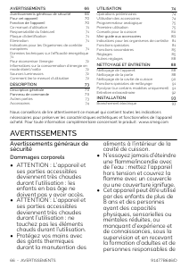 Mode d’emploi Smeg SFP9302TN Four