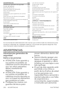 Manual de uso Smeg SO4102S3B3 Horno