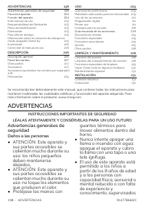 Manual de uso Smeg SO4902M1N Horno