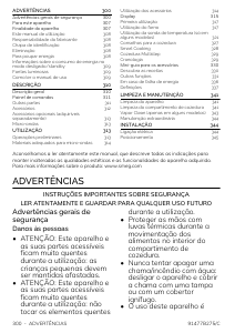 Manual Smeg SO6104M2PG Forno