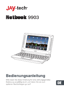 Bedienungsanleitung Jay-Tech Netbook 9903 Notebook