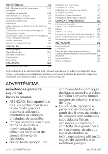 Manual Smeg B71GMX2 Fogão