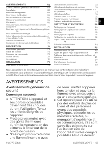 Mode d’emploi Smeg BG91CTX2 Cuisinière