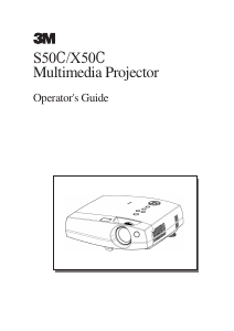 Manual 3M X50C Projector