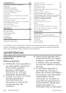 Manual Smeg C9GMX2 Fogão