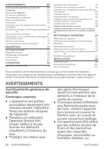 Mode d’emploi Smeg C9IMN2 Cuisinière