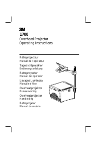 Handleiding 3M 1700 Overheadprojector