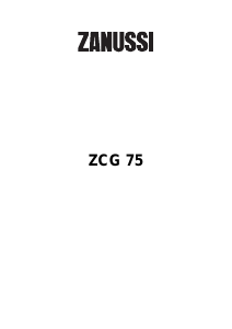 Handleiding Zanussi ZCM760DCX Fornuis