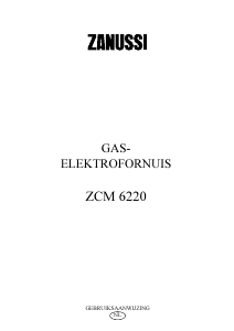 Handleiding Zanussi ZCM6220W Fornuis