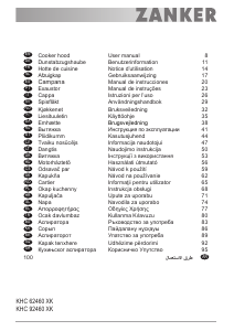 كتيب مدخنة موقد طبخ KHC92460XK Zanker