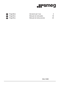 Manuale Smeg S4L100E Frigorifero