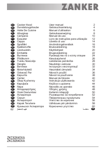 Kullanım kılavuzu Zanker ZKC62640XA Davlumbaz