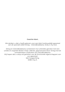 Handleiding Smeg TSF01DGEU Broodrooster