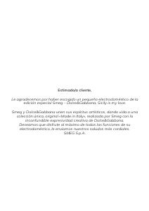 Manual de uso Smeg TSF01DGEU Tostador