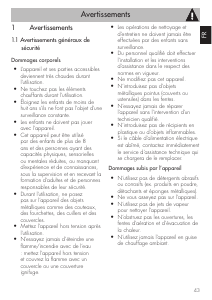 Mode d’emploi Smeg CPR915N Tiroir chauffant