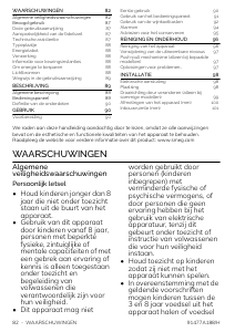 Handleiding Smeg CVI129G Wijnklimaatkast