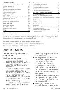 Manual de uso Smeg CVI621NR3 Vinoteca