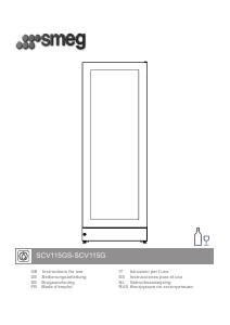 Manual de uso Smeg SCV115G Vinoteca