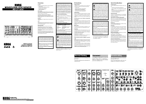 Manual Korg MS-20 Mini Synthesizer