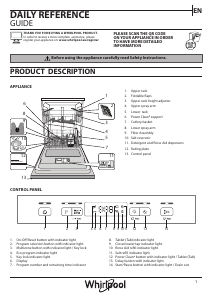 Manual Whirlpool WH3FB14BN7A0X Maşină de spălat vase