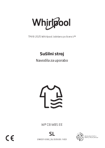 Priročnik Whirlpool WP C8 WBS EE Sušilni stroj