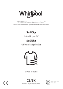 Manuál Whirlpool WP C8 WBS EE Sušák