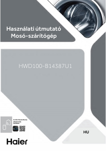 Használati útmutató Haier HWD100-B14387U1 Mosó-szárítógép