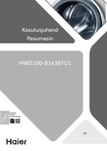 Kasutusjuhend Haier HWD100-B14387U1 Kuivatiga pesumasin