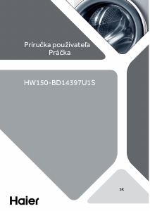 Návod Haier HW150-BD14397U1 Práčka