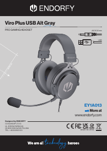 Bruksanvisning Endorfy EY1A013 Viro Plus USB Headset