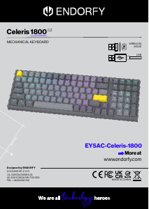 Manuale Endorfy EY5C014 Celeris 1800 Tastiera