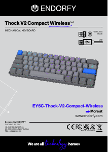 Manuál Endorfy EY5C020 Thock V2 Compact Wireless Klávesnice
