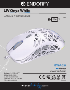 Руководство Endorfy EY6A021 LIV Onyx Мышь