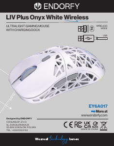 Manual Endorfy EY6A017 LIV Plus Onyx Mouse