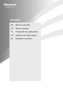 Manuál Hisense CM4H8BG Kávovar