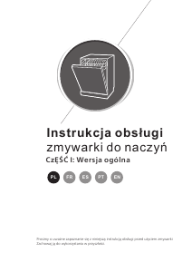 Instrukcja Hisense HS543D10X Zmywarka