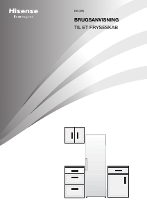 Brugsanvisning Hisense FV358N4EWE Fryser