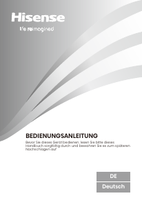 Bedienungsanleitung Hisense RF728N4SASE Kühl-gefrierkombination
