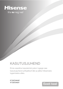 Vadovas Hisense RT267D4AWF Šaldytuvas-šaldiklis