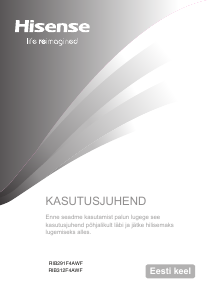 Vadovas Hisense RIB291F4AWF Šaldytuvas-šaldiklis