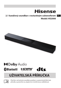 Manuál Hisense HS2000 Domácí kino
