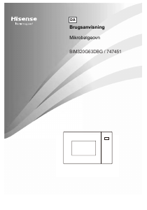 Brugsanvisning Hisense BIM320G63DBG Mikroovn