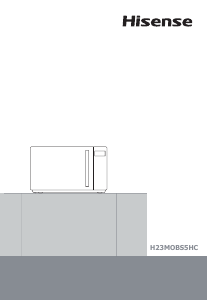 Manual de uso Hisense H23MOBS5HC Microondas