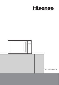 Manual de uso Hisense H23MOBS5H Microondas