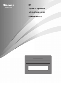 Priručnik Hisense BIM334G64DBG Mikrovalna pećnica