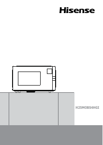 Manual de uso Hisense H25MOBS4HGI Microondas
