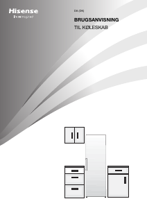 Brugsanvisning Hisense RL528D4EWE Køleskab