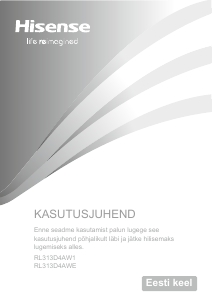 Vadovas Hisense RL313D4AWE Šaldytuvas